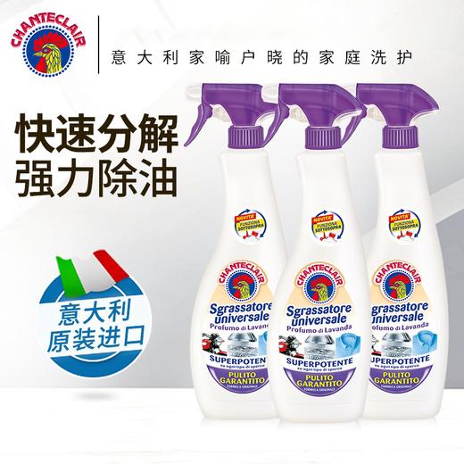 快速分解 强力除油 | 意大利进口大公鸡管家油污净/多功能油污净 厨房必备清洁用品 3种香型 600ml/瓶*3 商品图5