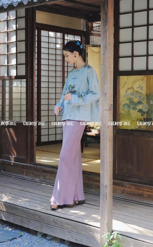 【门店同款】ENJOY秋季云敛-漠上飞花紫罗兰半裙 159050093 商品图4