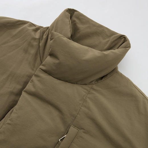 设计感立领蓬松保暖长款羽绒服女秋冬保暖面包服外套V0043046 商品图5