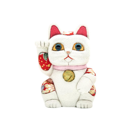【潮玩】柿沼东光招财猫白色小号 商品图0