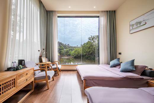 【雅安·463号院】5房/6房临湖温泉私汤小院+夏日戏水池，采茶，钓鱼/垂钓，私享2000㎡院舍+1000㎡茶园，全屋地暖、壁炉、可放烟花XXH 商品图9