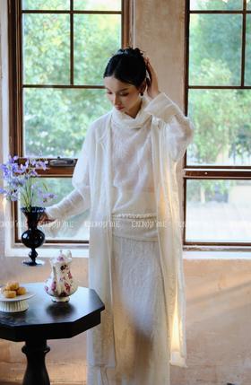 【门店同款】ENJOY秋季云敛-漠上飞花松鹤提花无袖针织 159045462