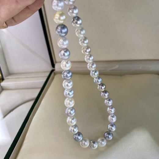 7-9mm akoya糖果混彩项链 商品图2