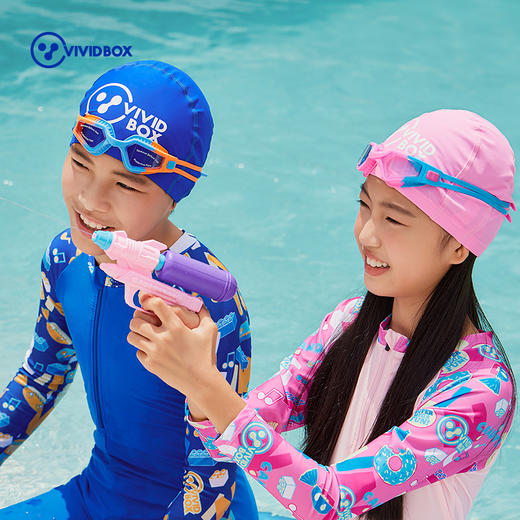 VIVIDBOX泳镜高清防雾儿童三件套 商品图1