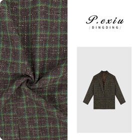 PanYiXiu/潘依绣【经典款升级版】格纹翻领西装外套 W-6243