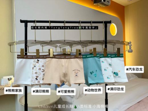 🔥【童童树儿童小海棉内裤6条装】➡️1、选择舒适、透气性强的棉氨制作而成，🌸棉氨精准配比，🔥品质可达A类婴幼儿标准，零甲醛 商品图1