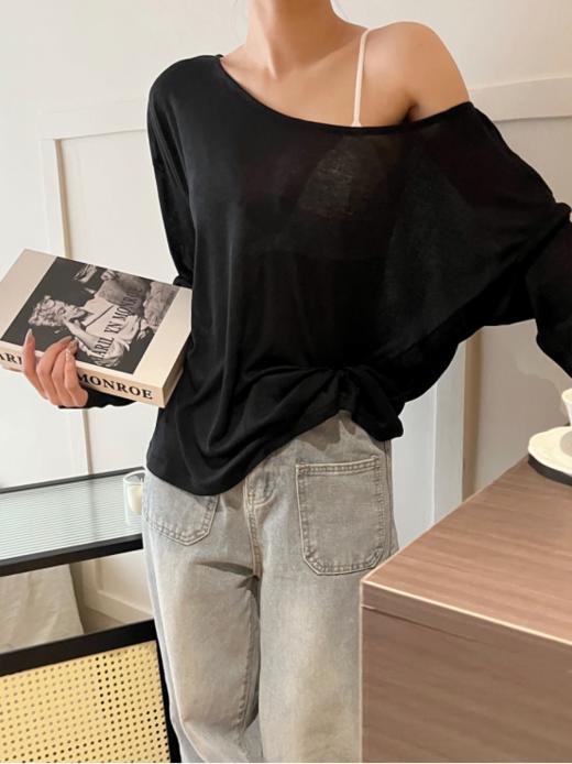 🔥谁懂温柔杀的含金量‼️49元到手【觉袈透气罩衫】 毫不费力的慵懒松弛感！温柔耐穿又减龄！上身秒变纸片人‼️ 一衣三穿=秋天当罩衫 商品图2