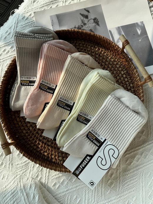 【副歌成人中筒袜】秋季透气中筒纯棉彩色袜子 100%棉 清爽不闷汗 不挑脚型 微压0感袜口 穿上不移位 商品图8