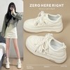 ZHR则则厚底透气增高小白鞋女鞋2024新款轻便ins百搭休闲鞋板鞋女 商品缩略图0