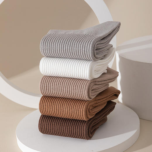 AAA级抗菌防臭袜子男 春秋款纯棉春款 中筒长袜男士 棉袜白色运动袜全棉防臭 袜子5双装 商品图1