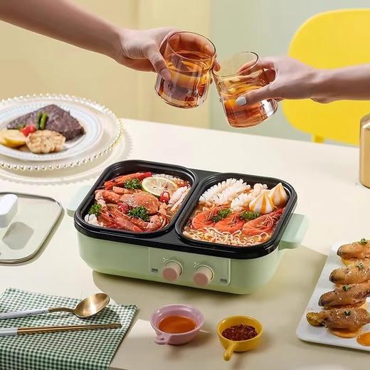 【小家电】丽特斐煎烤涮多功能料理锅 DYG-07 HF 商品图3