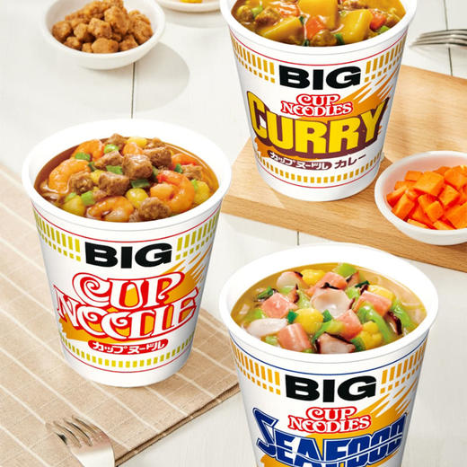 MM 山姆 日清合味道 经典风味大杯组合装1.082kg（虾仁风味102g*3+海鲜风味104g*4+咖喱风味120g*3） 商品图4