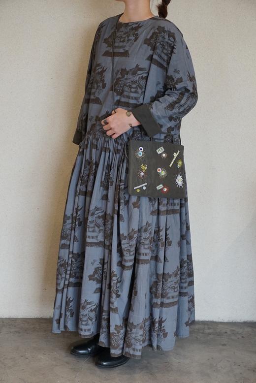 Aodress重工印花连衣裙 商品图5