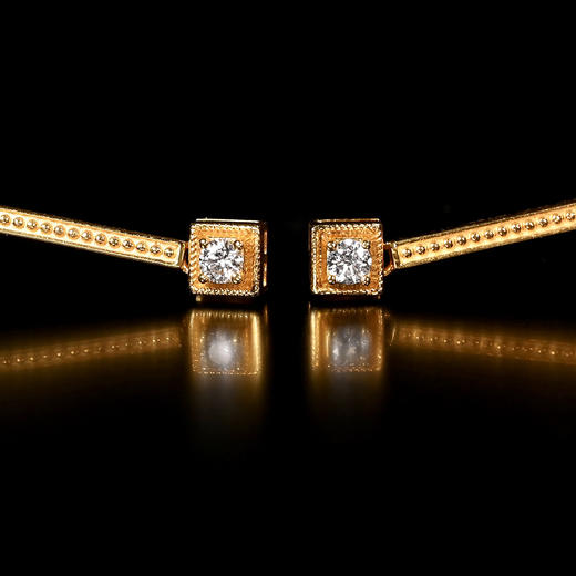 新石器时代玉髓箭簇不对称耳环 商品图6