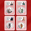 中国京剧艺术第四组1盎司彩色银币 一套4枚 封装评级带证书 商品缩略图7