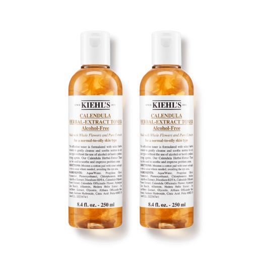 终于等来折扣！Kiehl's科颜氏金盏花水250ml*2瓶 半价只要￥560/2瓶到手 商品图0