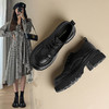 ZHR则则日系复古小皮鞋2024新款厚底单鞋英伦系带乐福鞋百搭女鞋 商品缩略图0