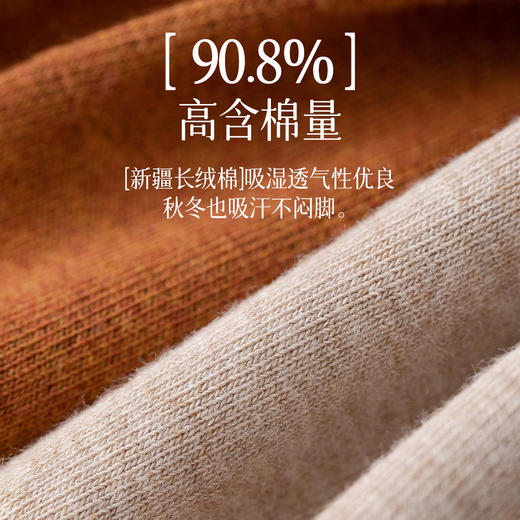 秋冬季小腿袜女 防掉袜子女士 保暖黑色纯棉JK百搭长筒秋天长袜高筒 商品图3