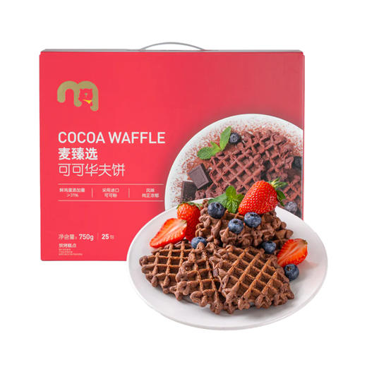 MC 麦德龙 麦臻选 可可华夫饼 750g 商品图0