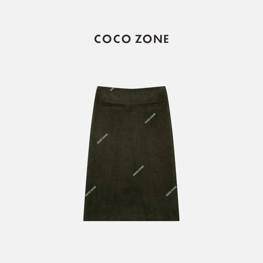COCO ZONE 秋季复古高级感半身裙气质百搭A字裙CC1C2083 商品图1