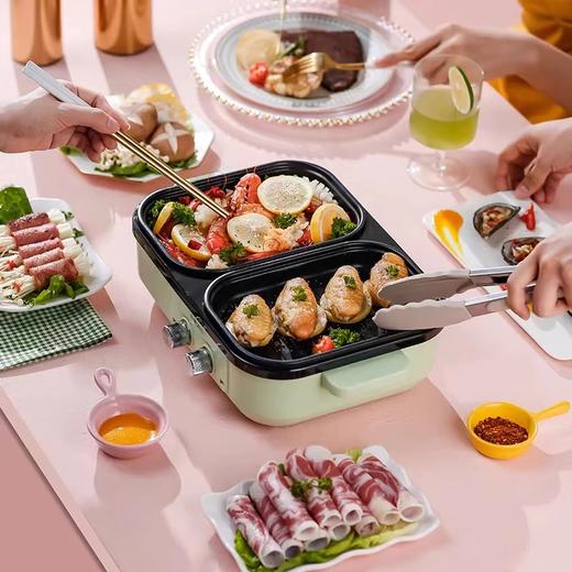 【小家电】丽特斐煎烤涮多功能料理锅 DYG-07 HF 商品图2