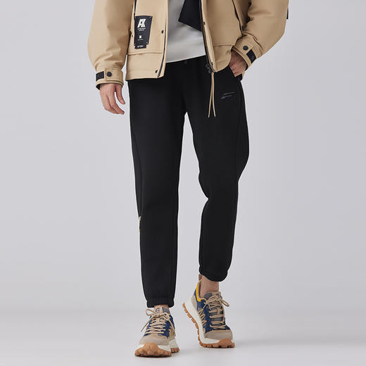 【断码清仓】HX 秋冬季休闲长裤内里抓毛保暖舒适S203340052101/02 商品图1