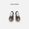 COCO ZONE 设计感撞色拼接休闲鞋复古百搭板鞋CC2C1957 商品缩略图0