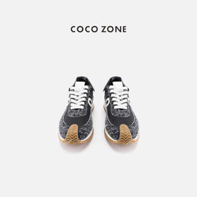 COCO ZONE 设计感撞色拼接休闲鞋复古百搭板鞋CC2C1957
