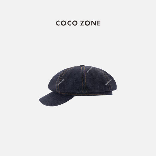 COCO ZONE 设计感休闲女贝雷帽时尚撞色鸭舌帽CC2C1823 商品图0