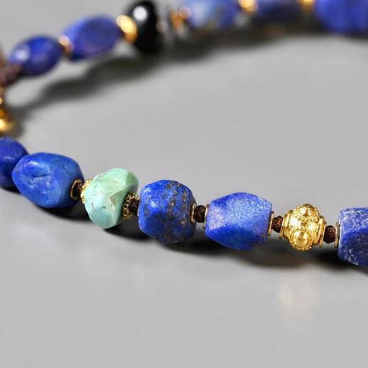 西亚高古白水晶+青金石多宝手串 商品图6