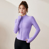 跃牌【轻匀系列】裸感带口袋健身衣立领显瘦运动外套WT1596 商品缩略图2