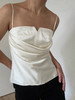 DONSEE10｜白色拼接垂褶吊带 DS10SS2410 商品缩略图5