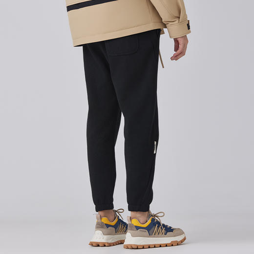 【断码清仓】HX 秋冬季休闲长裤内里抓毛保暖舒适S203340052101/02 商品图4