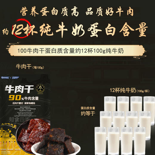 广东潮汕牛肉干 优质牛后腿肉慢火烘焙 质紧实细腻口感鲜嫩劲道 商品图0