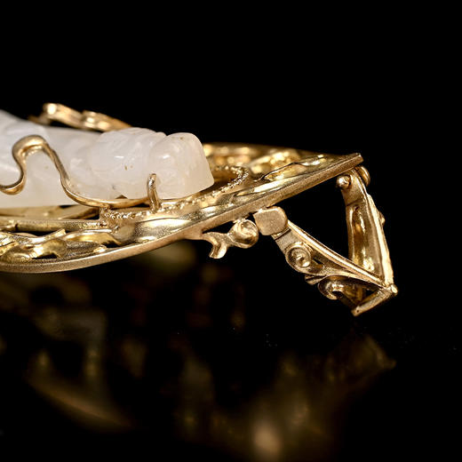 明代和田白玉观音“十亿光炎”项坠 商品图9