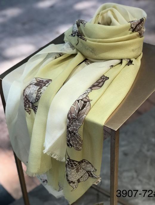 优品堂【花好月圆】羊毛披肩围巾两用长巾 商品图14