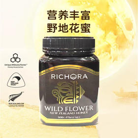瑞琪奥兰新西兰野地花蜂蜜500g/022791 自然精粹均衡营养