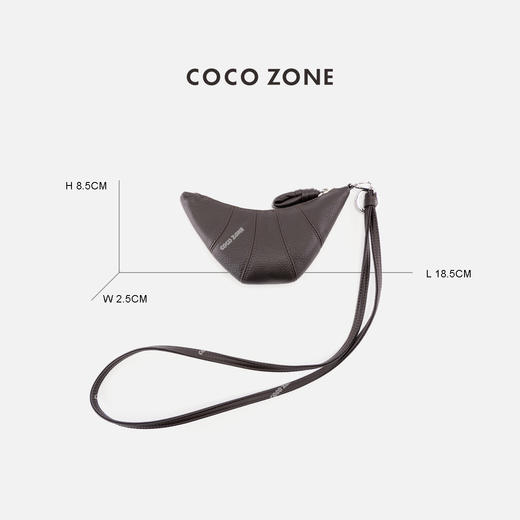COCO ZONE 时尚设计感牛角包复古通勤单肩包CC2C2185 商品图3