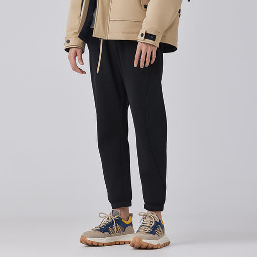 【断码清仓】HX 秋冬季休闲长裤内里抓毛保暖舒适S203340052101/02 商品图3