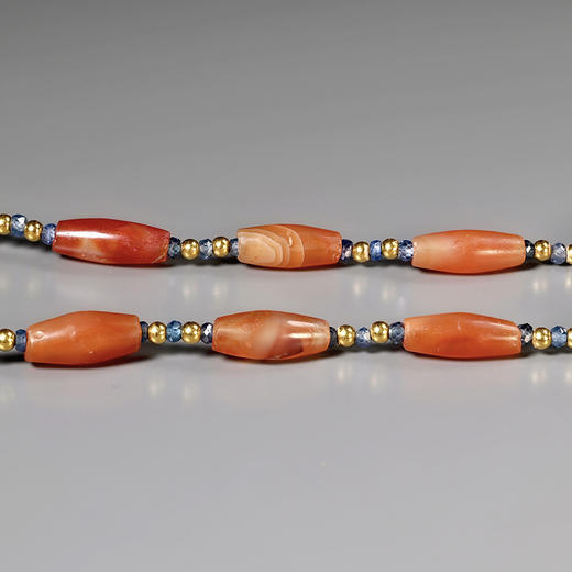 西亚高古绯红玛瑙项链 商品图6