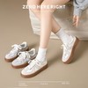 ZHR则则厚底轻便德训鞋2024春秋款ins百搭休闲鞋圆头软底耐磨女鞋 商品缩略图7