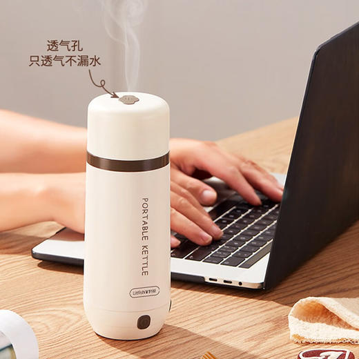 【小家电】丽特斐便携式烧水壶电热杯保温一体家用旅行宿舍烧水杯LW-K01 HF 商品图2