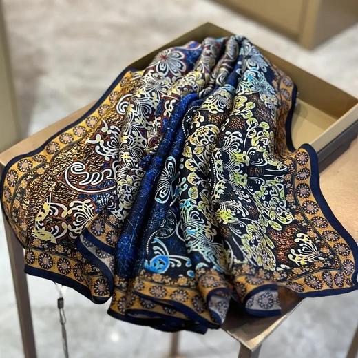优品堂【花魁方巾】90*90桑蚕丝方巾 商品图7