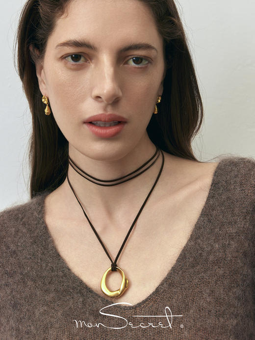 monSecret｜PURE0305 凝结项链【PURE】 [  金 / 银 ] 商品图2