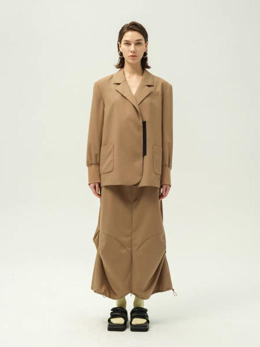 罗纹拼接西装 商品图0