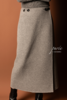 #0717 「REVERSIBLE LONG SKIRT/PONCHO」 85% WOOL 15% CASHMERE   两面穿双色半身裙*可做披肩 商品缩略图3