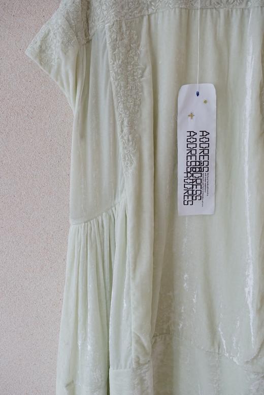 Aodress手工刺绣丝绵连衣裙 商品图8