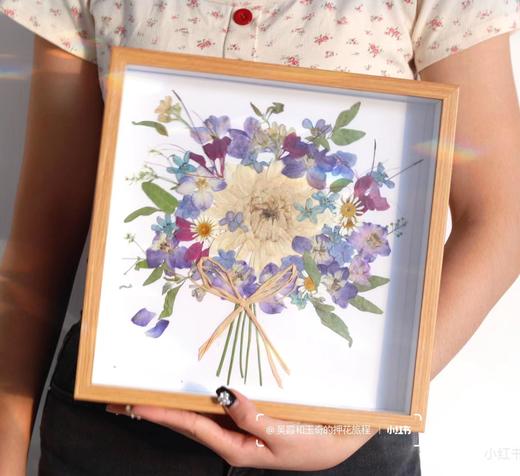 手捧花压花相框创意礼物新婚纪念日礼物 商品图5