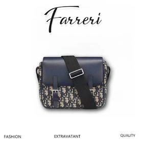 男士礼物专区·D家信使包，Oblique印花帆布，可甜可盐男女同款！D家