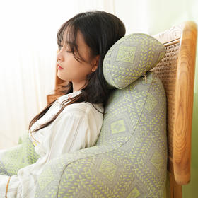 图兹雷利系列护颈腰靠靠软包大靠背卧室榻榻米护腰沙发飘窗护颈枕可拆洗